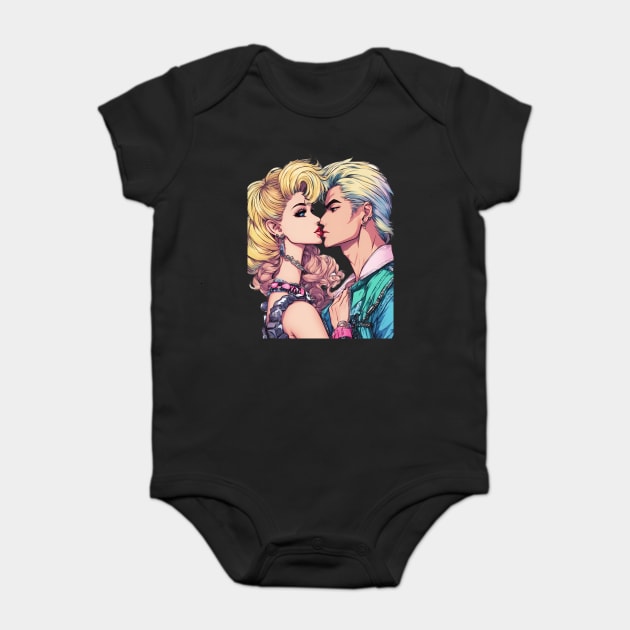 Love Couple Baby Bodysuit by animegirlnft